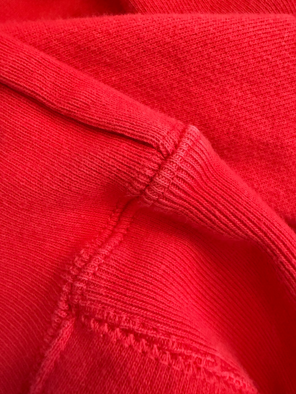 Champion Reverse Weave Red Script Logo Hoodie Large - Picture 11 of 15